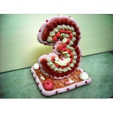 Chiffres en bonbons - Version debout simple